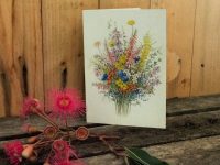 Victorian High Country Wildflower card