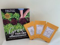 urban farming book with seed kit